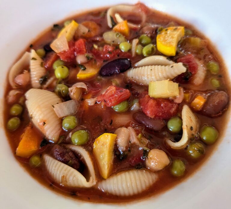 Audrey's Vegan Minetrone soup